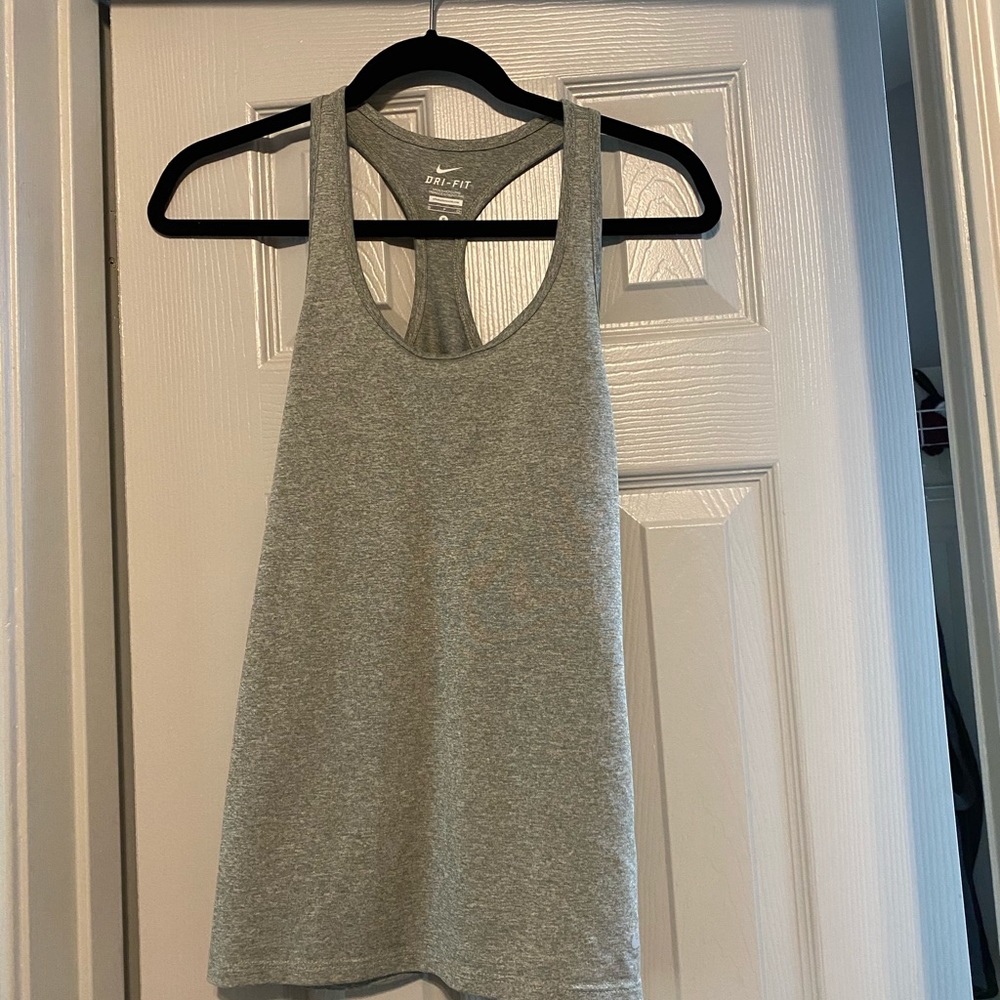 Nike dry fit tank top, gray like new